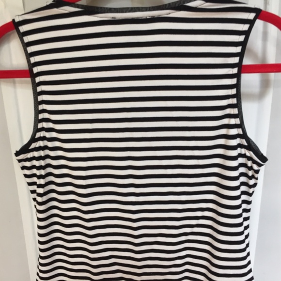 White House Black Market Striped Sequin Tank Top~ NWT - Picture 14 of 16